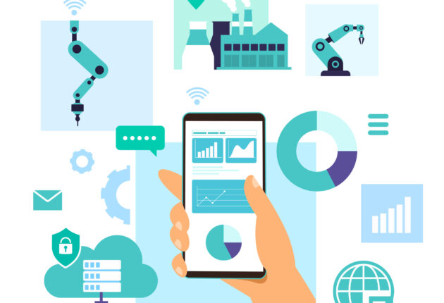 Operation of mechanical and process with smartphone Mantenimiento y Soporte de Automatizaciones, Inteligencia Operativa